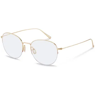 Rodenstock PANTOS Beta-titanium Brillen in Gold für Unisex, Brille mit Sehstärke, optional mit Sonnenbrillen tönung oder Blaulichtfilter (Modell R7131)