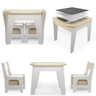 Juskys Milou Set 3-tlg.  Natur