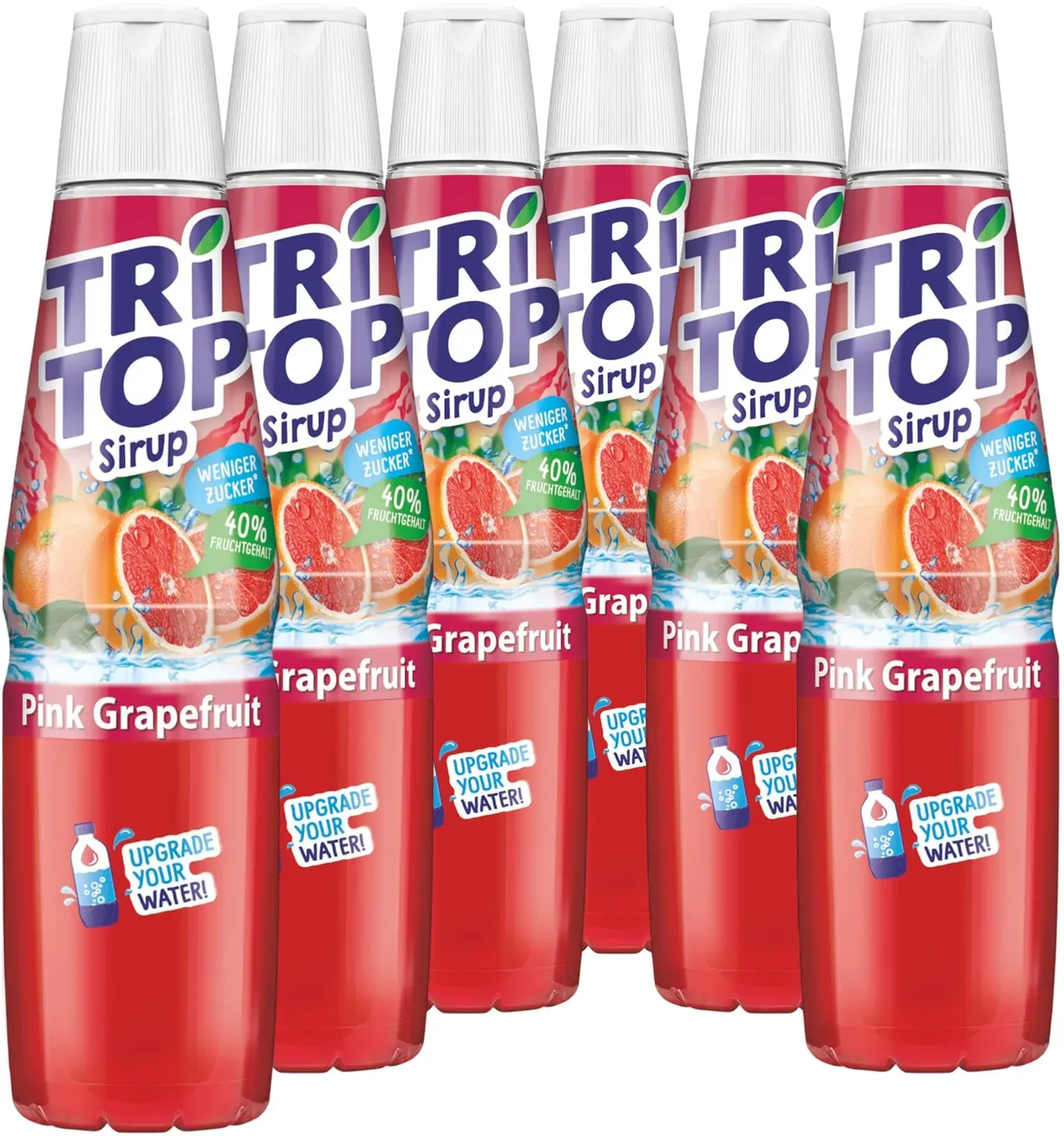 6 × TRi TOP Sirup Pink Grapefruit 0,6L