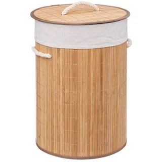 5five simply smart 5five - runder wäschekorb bambus 48l