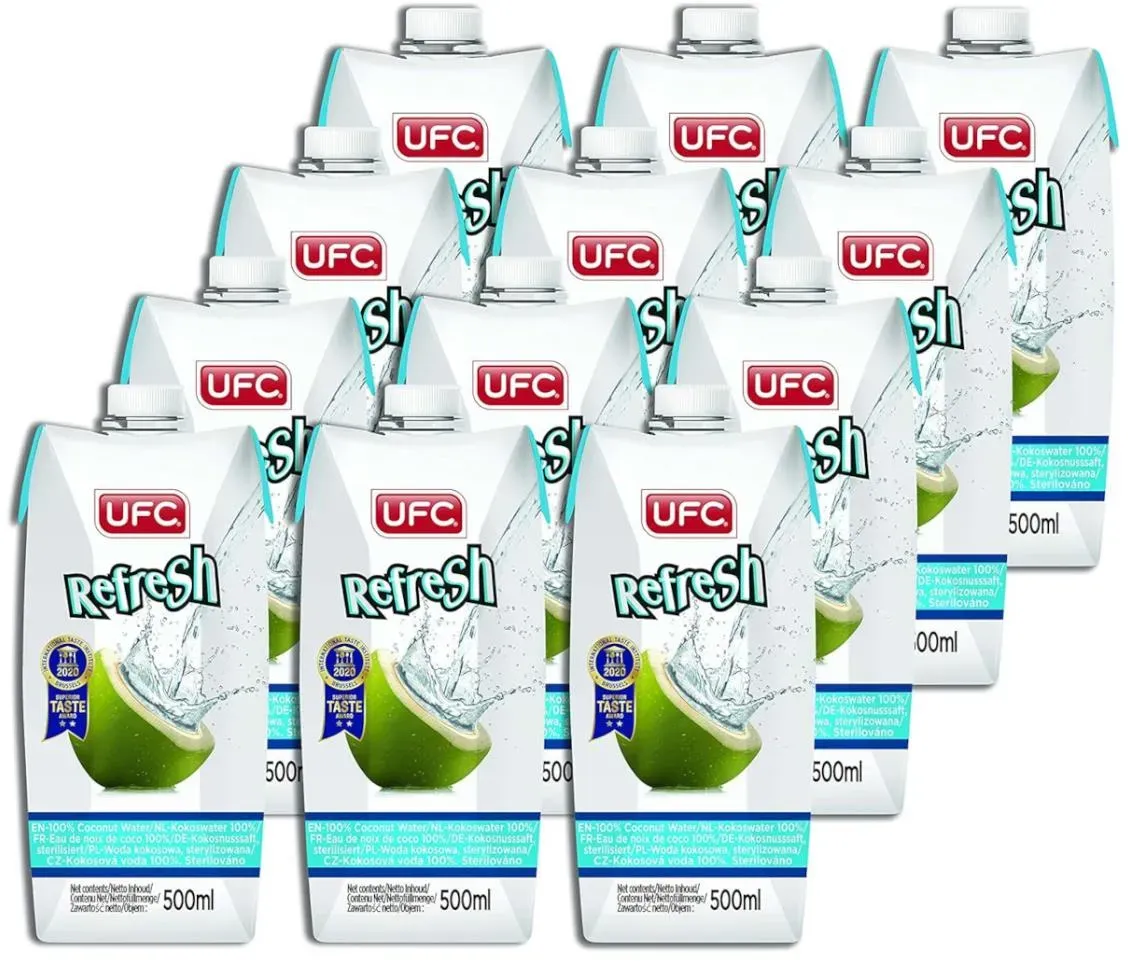 UFC Refresh Kokoswasser 500ml 12er Pack
