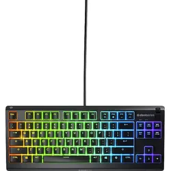 STEELSERIES APEX 3 TKL, Gaming Tastatur, Rubberdome, Sonstiges, Kabelgebunden, Schwarz