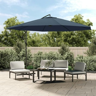 vidaXL Freiarm-Sonnenschirm Ø 350 cm blau