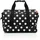 2-Rollen Kabinentrolley 41 cm frame dots white