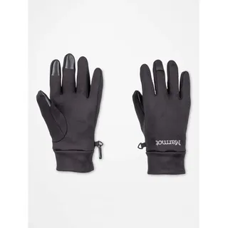 Marmot Power Stretch Connect Glove, Fleecehandschuhe, Winddicht, Wasserabweisend, Mit Touchscreen Funktion, Black, XS