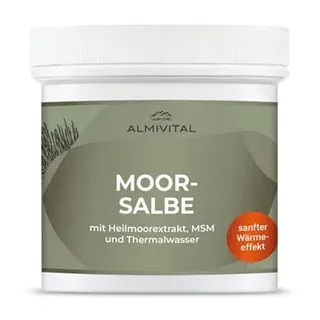 ALMIVITAL Moorsalbe mit Heilmoorextrakt und MSM sanft wärmend 500ml