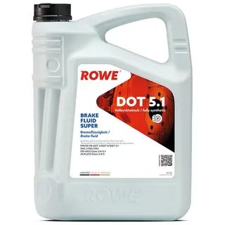 Rowe HIGHTEC Brake Fluid SUPER DOT 5.1 Hochleistungs-Bremsflüssigkeit 5 Liter