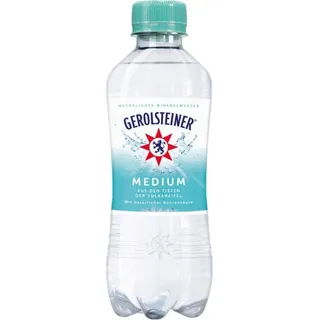 Gerolsteiner Mineralwasser mit feiner Kohlensäure 330 ml (inkl. 0,25€ Pfand)