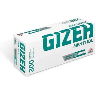Gizeh Menthol Hülsen Zigarettenhülsen mit Mentholfilter 20 Boxen