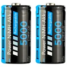2er-Set NiMH-Akkus Typ C / Babyzelle, 5.000 mAh