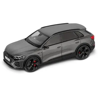 audi collection shop Audi 5012328631 Modellauto Q8 e-tron Modell Miniatur, Maßstab 1:43, grau