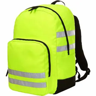 HALFAR – Rucksack neongelb Reflektorstreifen – Reflex – 1812206 - 27 x 42 x 15 cm