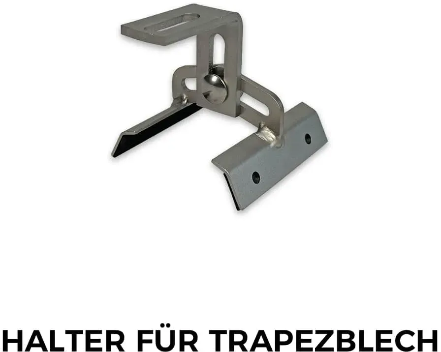 Unterkonstruktion - 6 PV-Module für Trapezblech-Montage