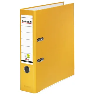 Falken PP-Color-Ordner DIN A4 80 mm gelb