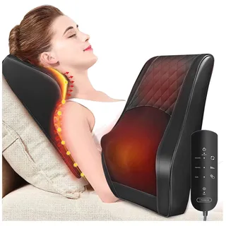 omassa Massagegerät, Nackenmassagegerät mit Wärme, Shiatsu Massagegeräte 3D Knet Rückenmassagegerät, Muskelschmerzlinderung für Nacken, Rücken, Beine, Geschenke für Männer, Frauen, Mama, Papa