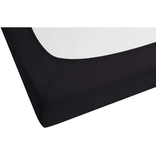 Jersey 180 x 200 - 200 x 200 cm schwarz