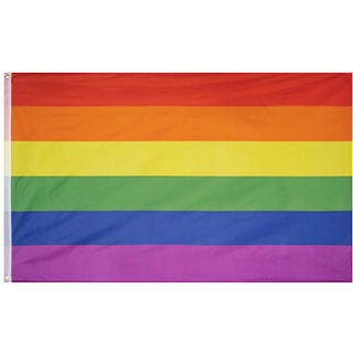 Regenbogenfahne MUWO "Around the World" Flagge 90x150cm-Größe:Einheitsgröße