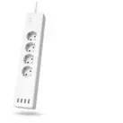 Hama WiFi-Steckdosenleiste 10A, Überlastschutz, 4 USB
