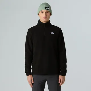 The North Face Herren Glacier Fleece 1/4 Zip Pullover (Größe XL, schwarz)