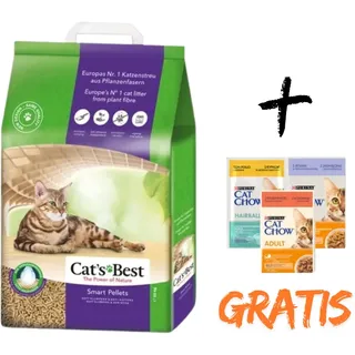 JRS Cats Best Nature Gold 20l / 10kg + gratis 3 x PURINA Katzenfutter/ Pro Plan 85g (Zufällig verschickte Geschmacksrichtungen)