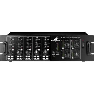 Monacor PA-4040 ELA-Verstärker 40 W 4-Zonen