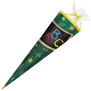 NESTLER Tradition in Emotion Schultüte ABC 85,0 cm grün