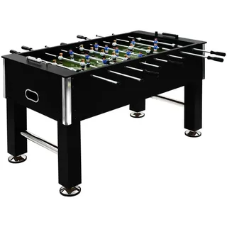 vidaXL Kickertisch Stahl 60 kg 140 x 74,5 x 87,5 cm Schwarz