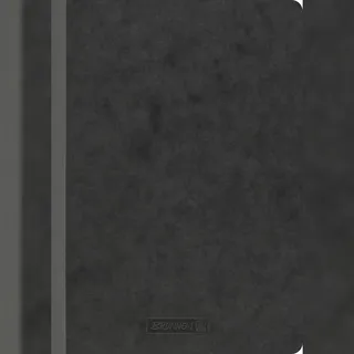 Brunnen Notizbuch FACT!plus DIN A5 kariert, schwarz Softcover 192 Seiten, 1 St.