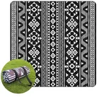 Große Outdoor-Picknickdecke 150×200 cm, wasserdichte Campingmatte, Stranddecke, antihaftend, 240T Polyester + 160g Baumwolle + 90g Aluminiumfolie