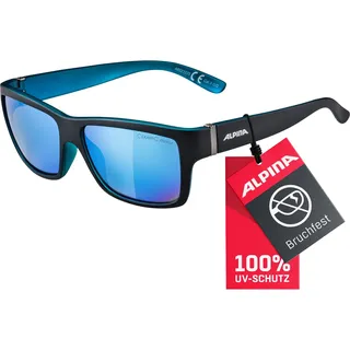 Alpina Kacey A8523.3.33 black matt blue/blue mirrored
