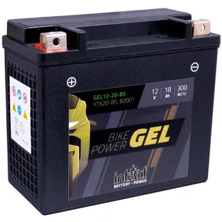 Intact Bike-Power GEL Motorradbatterie GEL12-20-BS 18Ah (DIN 82001 YTX20-BS