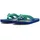 V2 Jr Flip-Flops Sparkling green/cobalt glaze/lime sheen 37