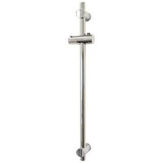 tecuro Duschstange 115 cm Wandstange mit variablen Wandbefestigungen verchromt