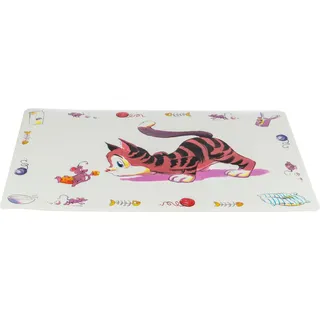 Trixie Napfunterlage Comic-Katze 44 x 28 cm