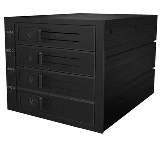 Icy Box Backplane 4x 3,5" SAS/SATA (I/II/III) HDD in 3x 5,25" Einschübe, Hot Swap"