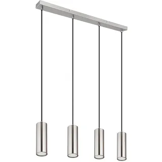 GLOBO Pendellampe 4-flammig rund chrom
