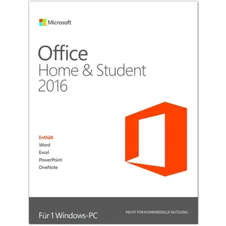 Microsoft Office Home & Student 2016 PKC DE Win