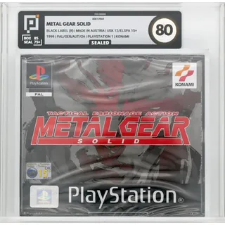 Metal Gear Solid Pixel 80 **PS1 PlayStation 1 NEU SEALED (no VGA)