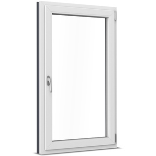 Dreh-Kipp-Fenster, Kunststoff-Alu, aluplast IDEAL TwinSet 4000, 510 x 700 mm, Weiß, 2-fach Verglasung, individuell konfigurieren