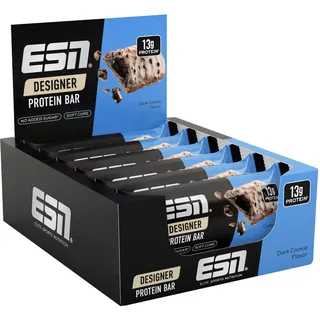 ESN Designer Bar Box, 12 x 45 g Riegel, Dark Cookie
