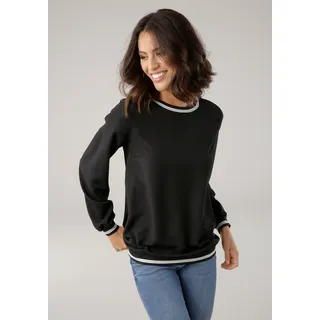 LAURA SCOTT LAURA SCOTT, Damen, Gr. 42, schwarz, Cru00eape, Jersey, Obermaterial: 100% Polyester.