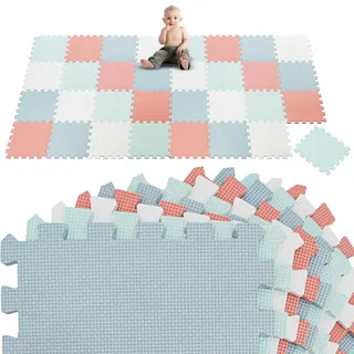 LittleTom Spielmatte Baby Puzzlematte 30x30 Krabbelmatte Bodenmatte Kinderzimmer