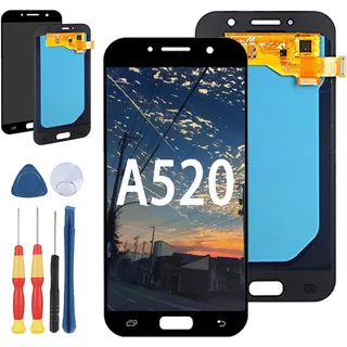 Yuxyiony Neuer LCD Bildschirm Ersatz für Samsung Galaxy A5 A520 2017 SM-A520F LCD Display Touch Screen Reparaturteile mit Werkzeug.