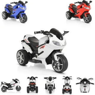 Moni Elektromotorrad Comet HZBB-1188 drei Räder Musik, MP3, Rückwärtsgang weiß