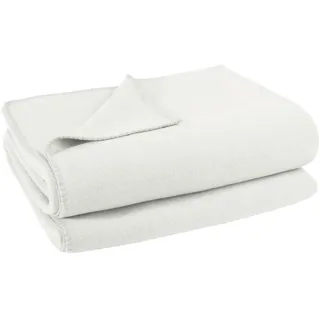Soft-Fleece Decke 160 x 200 cm offwhite