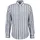 Herren Hemd Regular Cotton Linen Stripe Shirt Leinen-Baumwoll-Mix M