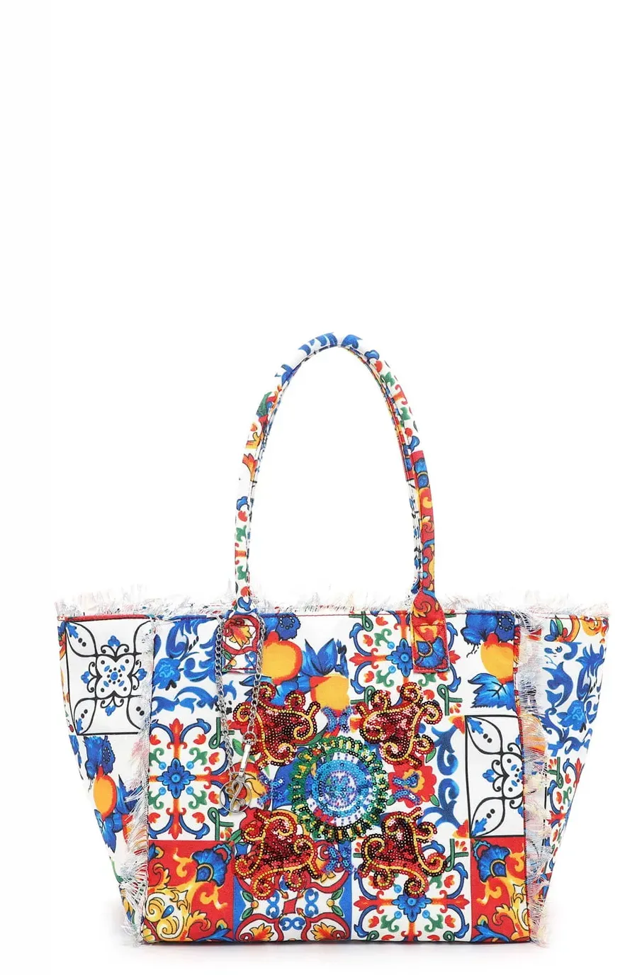 Emily & Noah Shopper Blanca Groß red
