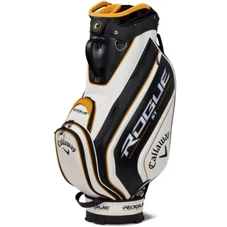 Callaway Rogue Staff Cartbag weiss/schwarz/gold