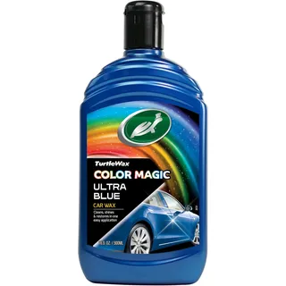 TURTLEWAX Turtle Wax 52709 Color Magic Autolack-Politur – Stellt Farbe und Glanz wieder her, Blau, 500 ml