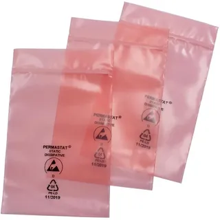 WARMBIER Warmbier, Permastat Verpackungsbeutel, ESD, 250 x 300 mm, Stärke 60 μm